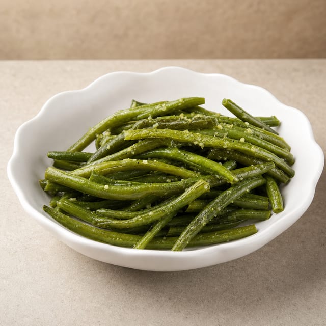 FRESH WHOLE GREEN BEANS.