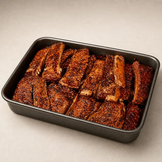 FULL RACK of RIBS.