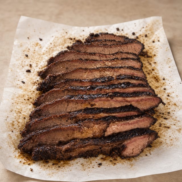 Savory & Juicy Hickory Smoked Gluten Free Beef Brisket.