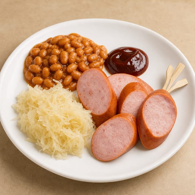 Marinated Hickory Smoked Kielbasa.