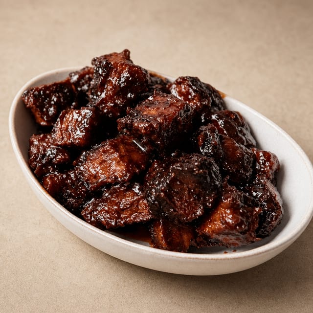 BBQ Candy Beef Burnt Ends.