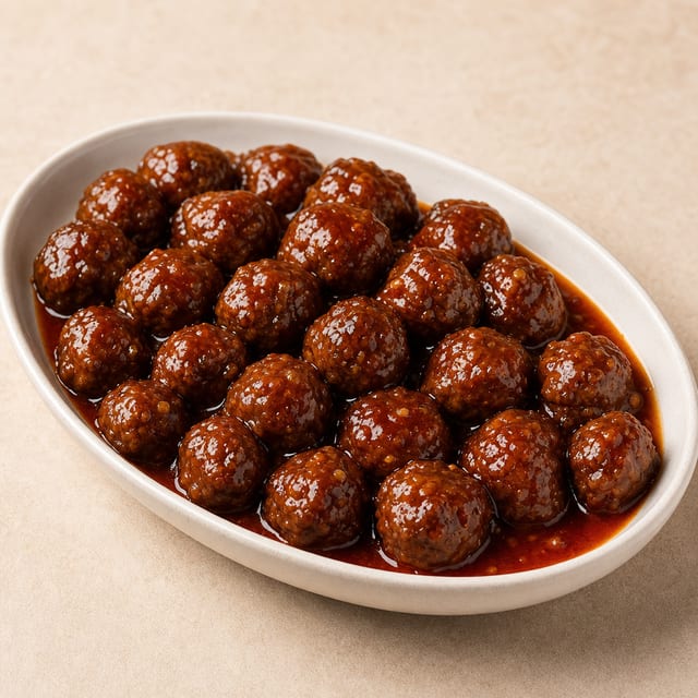 Fatboys Sweet Chili Meatballs.