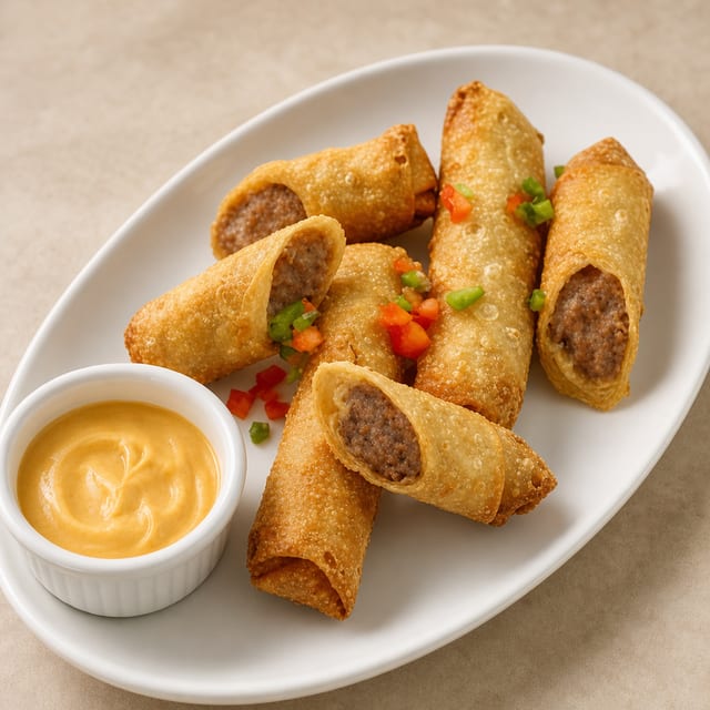 20 Philly Cheesesteak Eggrolls.