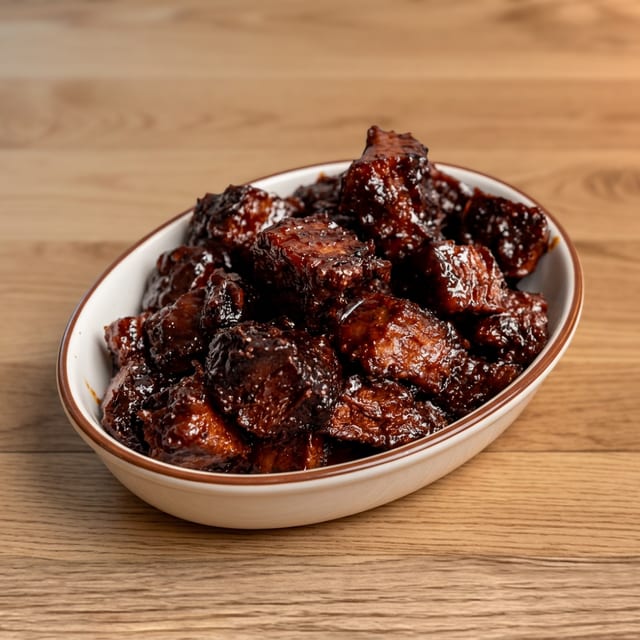 BBQ Candy Burnt Ends (GF) option.