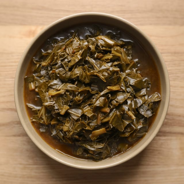 Real Southern Style Collard Greens.